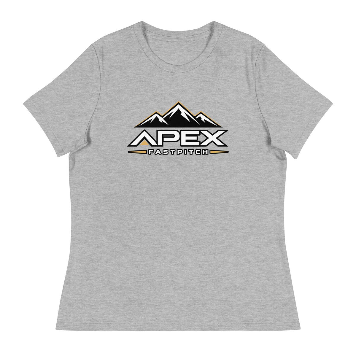 Performance | Women's Relaxed T Shirt | Apex Fastpitch | Crest Logo