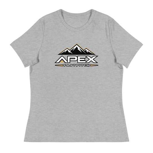 Performance | Women's Relaxed T Shirt | Apex Fastpitch | Crest Logo