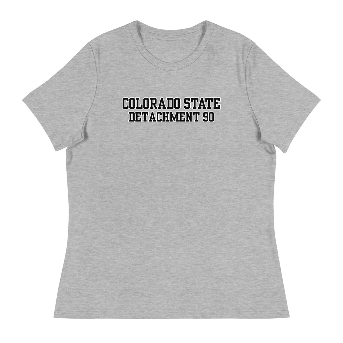 Performance | Women's Relaxed T Shirt | Colorado State Detachment 90 | Modern Script Logo