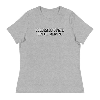 Performance | Women's Relaxed T Shirt | Colorado State Detachment 90 | Modern Script Logo
