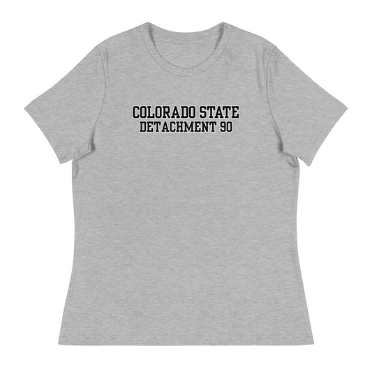 Performance | Women's Relaxed T Shirt | Colorado State Detachment 90 | Modern Script Logo