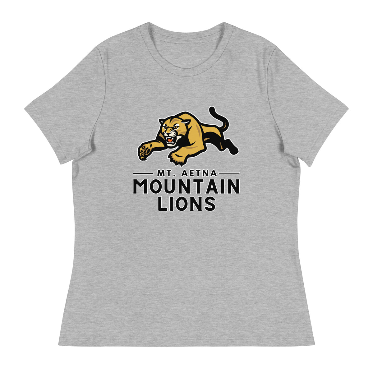 Performance | Women's Relaxed T Shirt | Mt. Aetna Adventist School | Emblem Logo