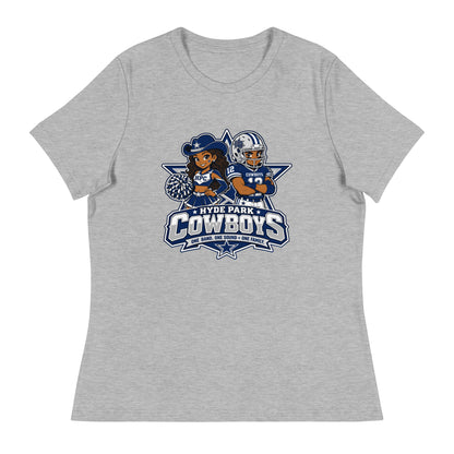 Performance | Women's Relaxed T Shirt | Hyde Park Cowboys | Vanguard Logo
