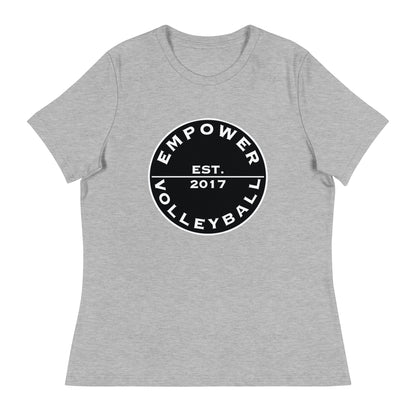 Performance | Women's Relaxed T Shirt | Empower Volleyball Club | Alpha Spike Logo