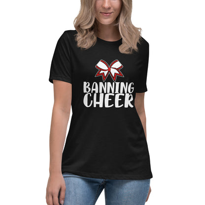 Performance | Women's Relaxed T Shirt | BHS Coed Cheer | Banning Cheer Logo