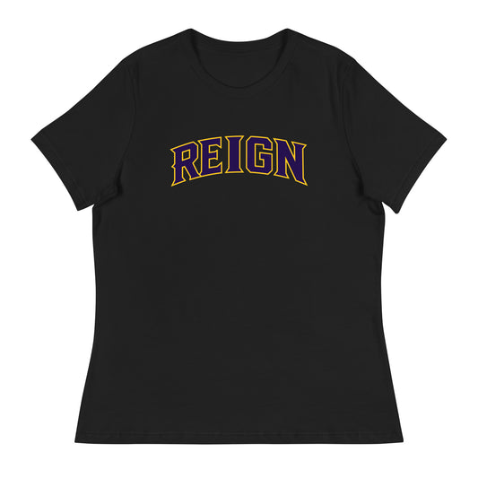 Performance | Women's Relaxed T Shirt | REIGN 10U Softball | Script Logo
