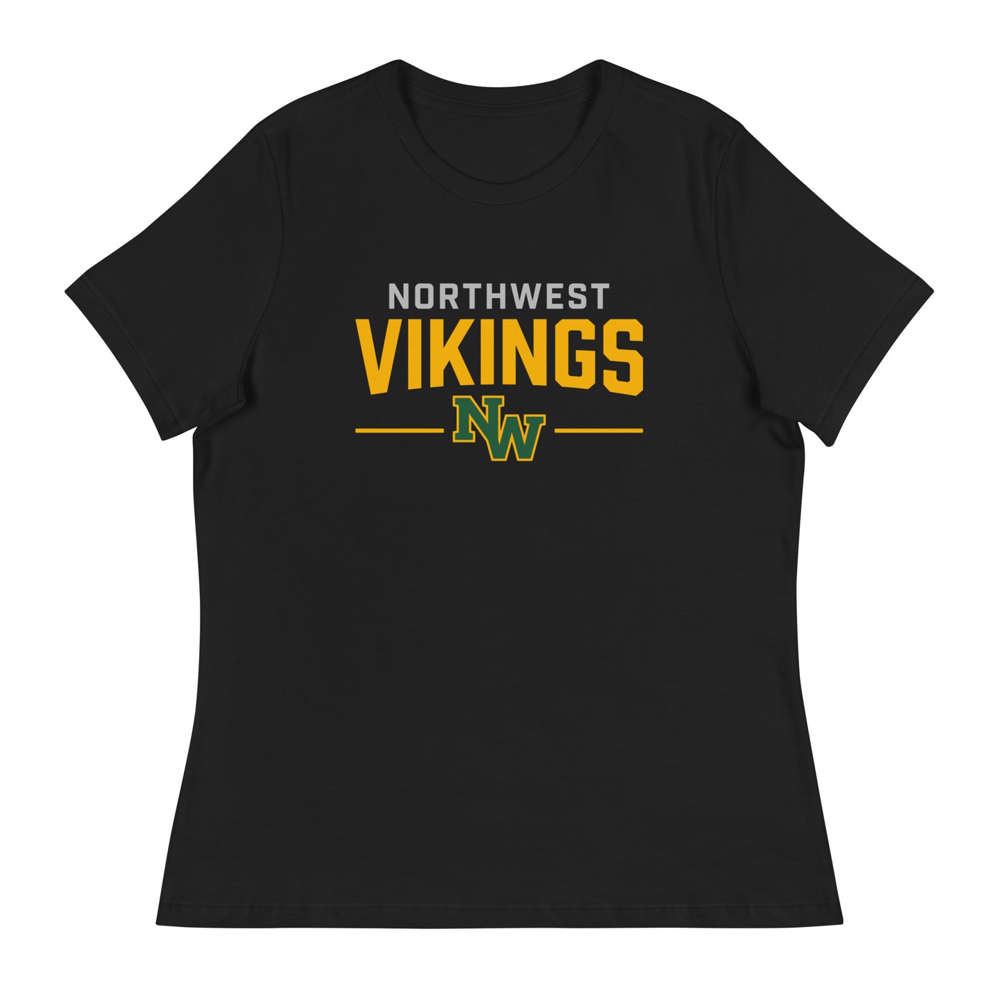 Performance | Women's Relaxed T Shirt | Northwest High School | Vikings Logo