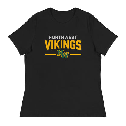 Performance | Women's Relaxed T Shirt | Northwest High School | Vikings Logo
