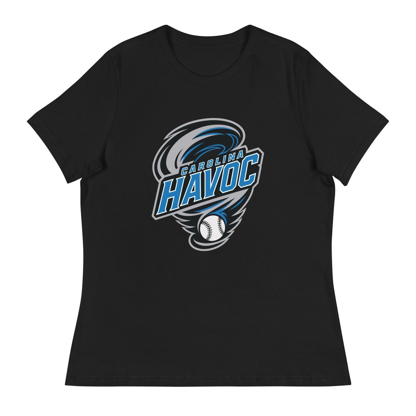 Performance | Women's Relaxed T Shirt | Carolina Havoc | Twister League Crest Logo