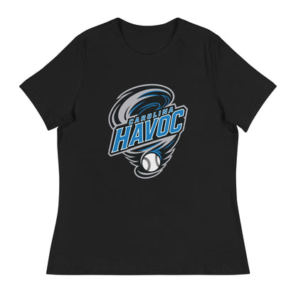 Performance | Women's Relaxed T Shirt | Carolina Havoc | Twister League Crest Logo