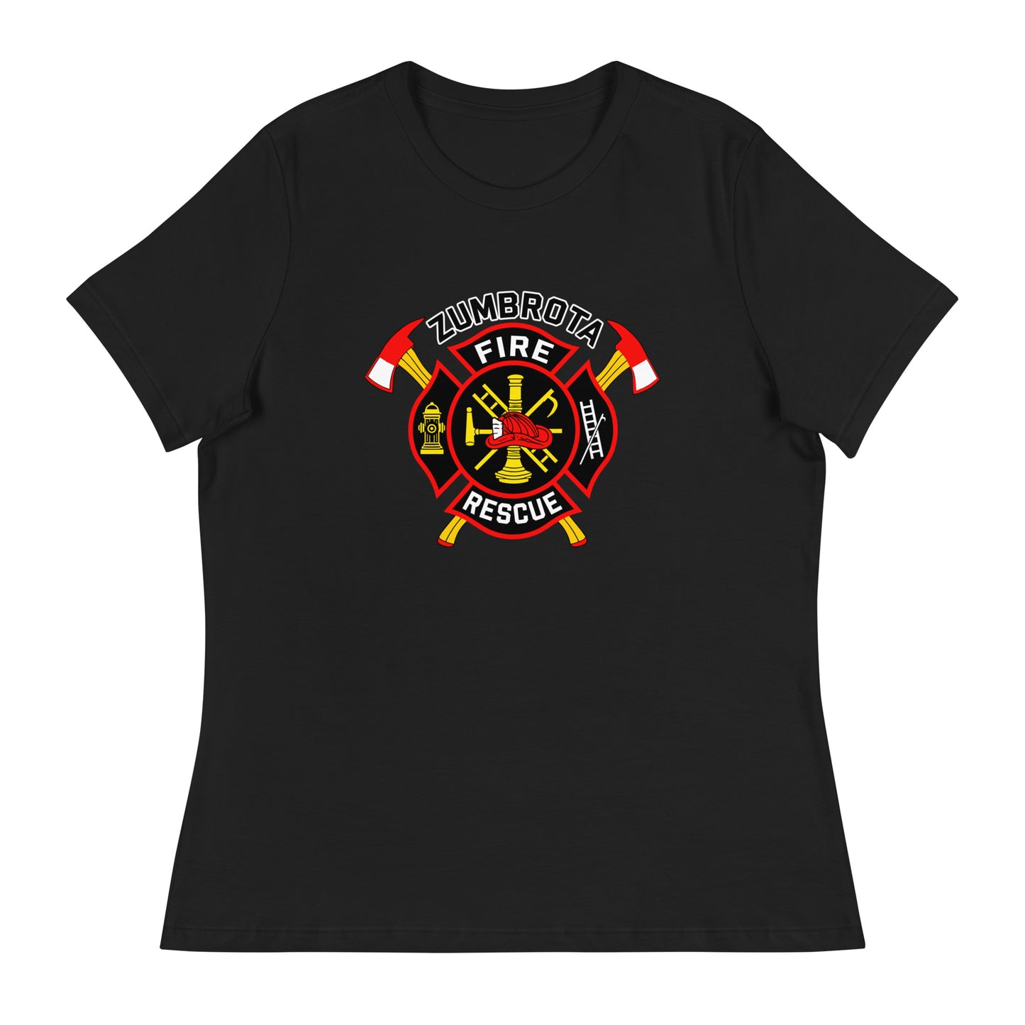 Performance | Women's Relaxed T Shirt | Zumbrota Fire Department | Vanguard Logo
