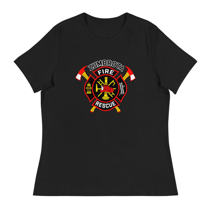 Performance | Women's Relaxed T Shirt | Zumbrota Fire Department | Vanguard Logo