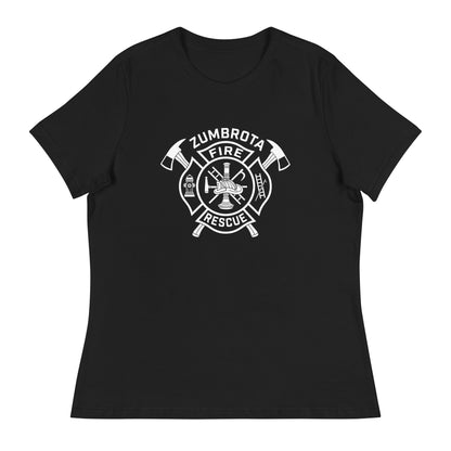 Performance | Women's Relaxed T Shirt | Zumbrota Fire Department | Crest Logo