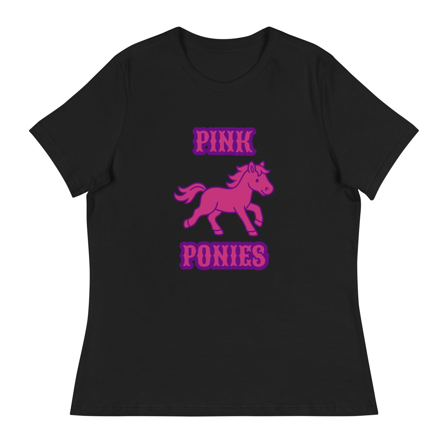 Performance | Women's Relaxed T Shirt | Pink Pony Athletic Club | Emblem Logo