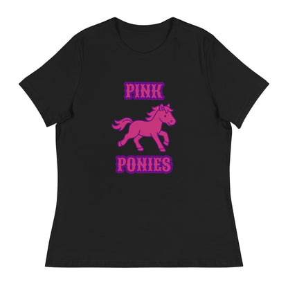 Performance | Women's Relaxed T Shirt | Pink Pony Athletic Club | Emblem Logo