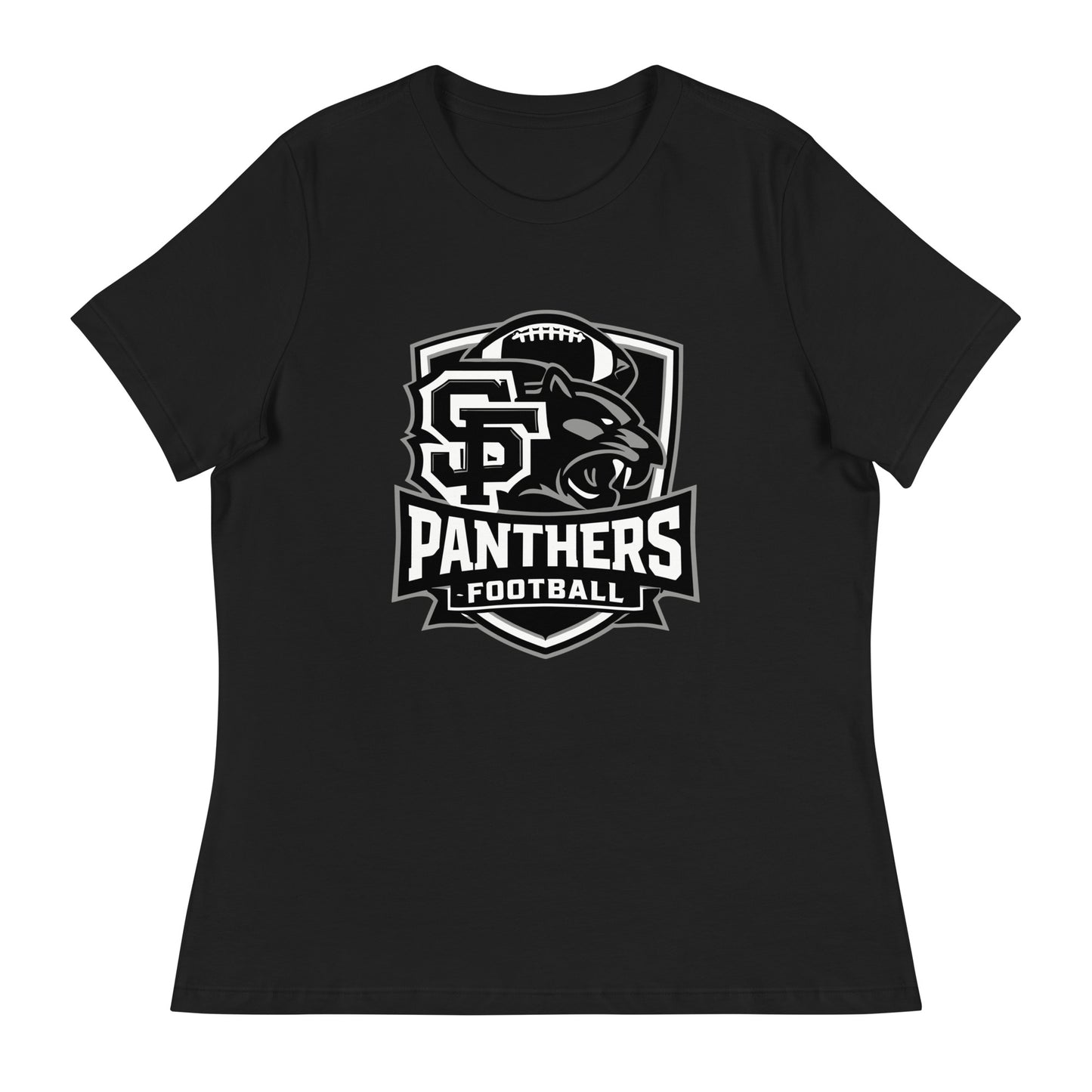 Performance | Women's Relaxed T Shirt | Samuel Fels Football | Shield Logo