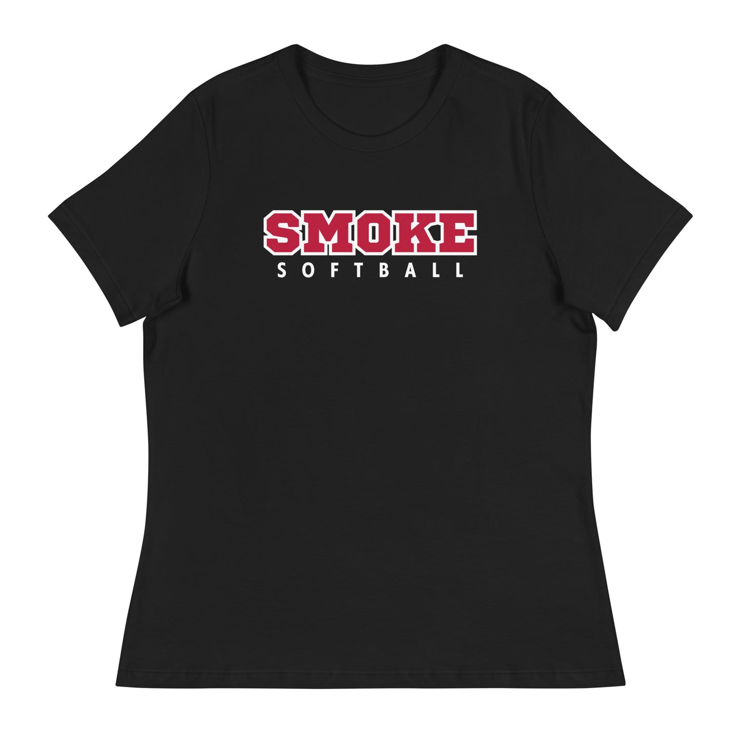Performance | Women's Relaxed T Shirt | Smoke 14U Softball | Modern Script Logo