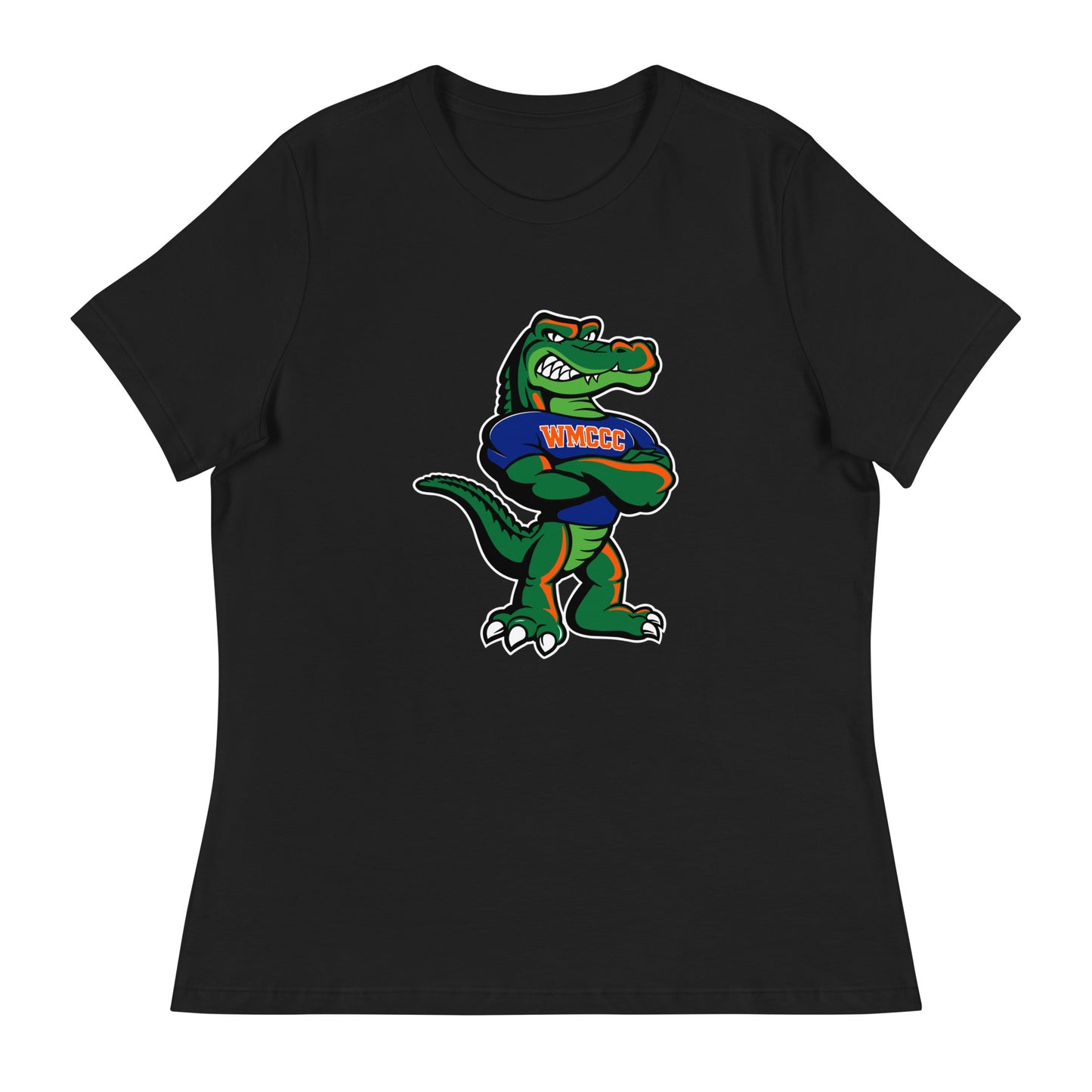 Performance | Women's Relaxed T Shirt | West Memphis Community Christian College Gators | Mascot Logo