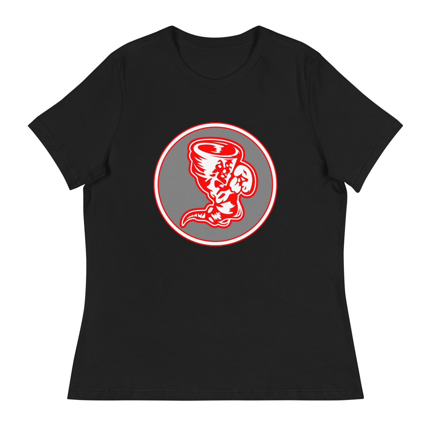 Performance | Women's Relaxed T Shirt | Bay High Softball | Badge Logo