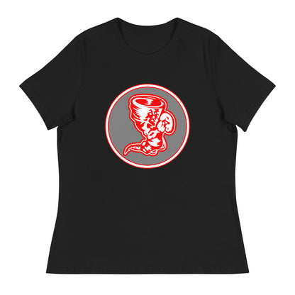 Performance | Women's Relaxed T Shirt | Bay High Softball | Badge Logo