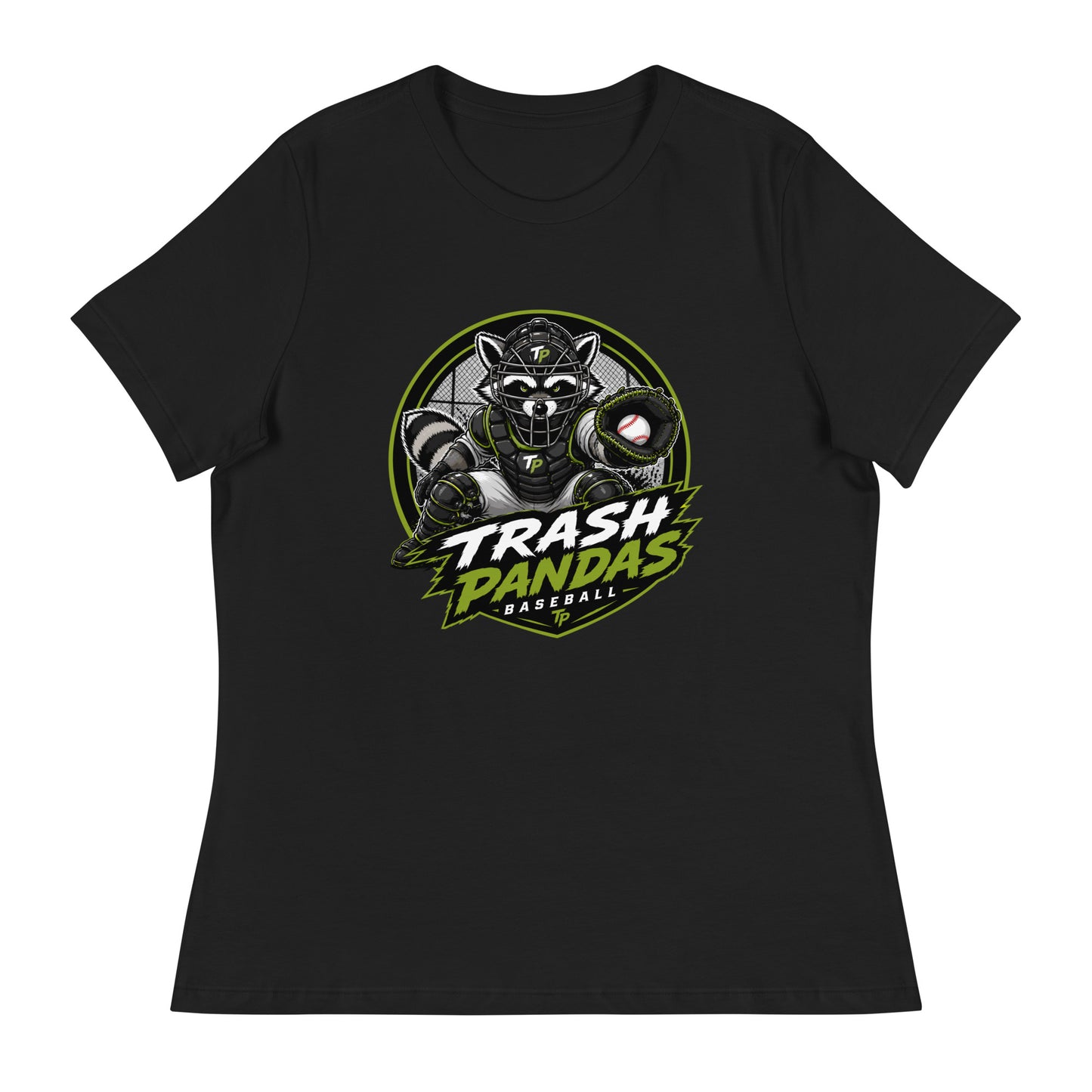 Performance | Women's Relaxed T Shirt | Trash Pandas Baseball Organization | Athletics Logo