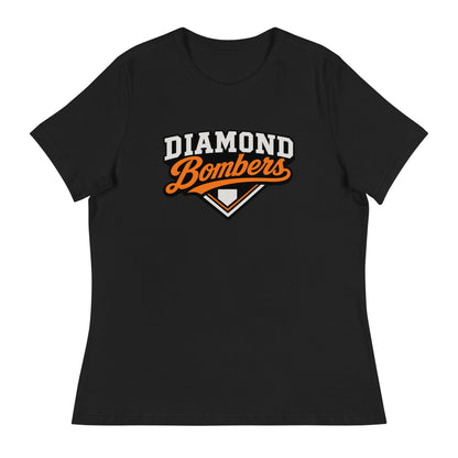 Performance | Women's Relaxed T Shirt | Diamond Bombers | Emblem Logo