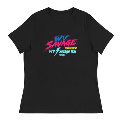 Performance | Women's Relaxed T Shirt | Savage | Modern Text Logo