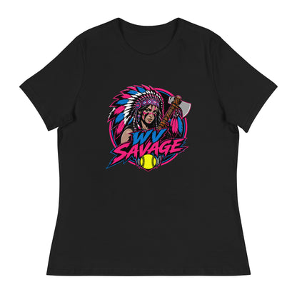 Performance | Women's Relaxed T Shirt | Savage | Crest Logo