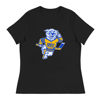 Performance | Women's Relaxed T Shirt | UPJ Hockey | Mascot Logo