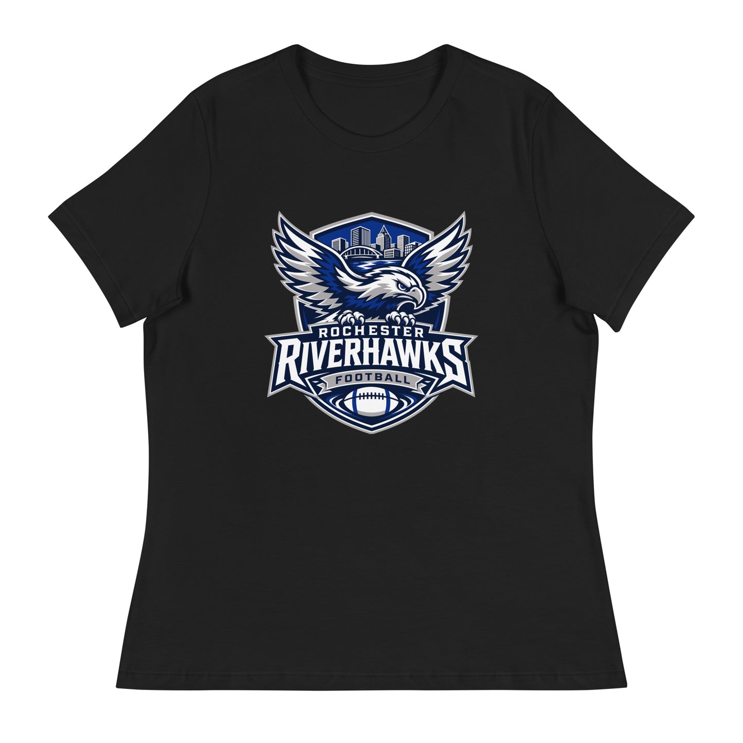 Performance | Women's Relaxed T Shirt | Rochester Riverhawks | Shield Logo