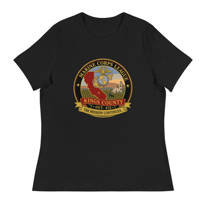 Performance | Women's Relaxed T Shirt | Marine Corps League kings County Det 455 | Shield Logo