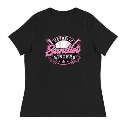 Performance | Women's Relaxed T Shirt | Sandlot Sisters | Badge Logo