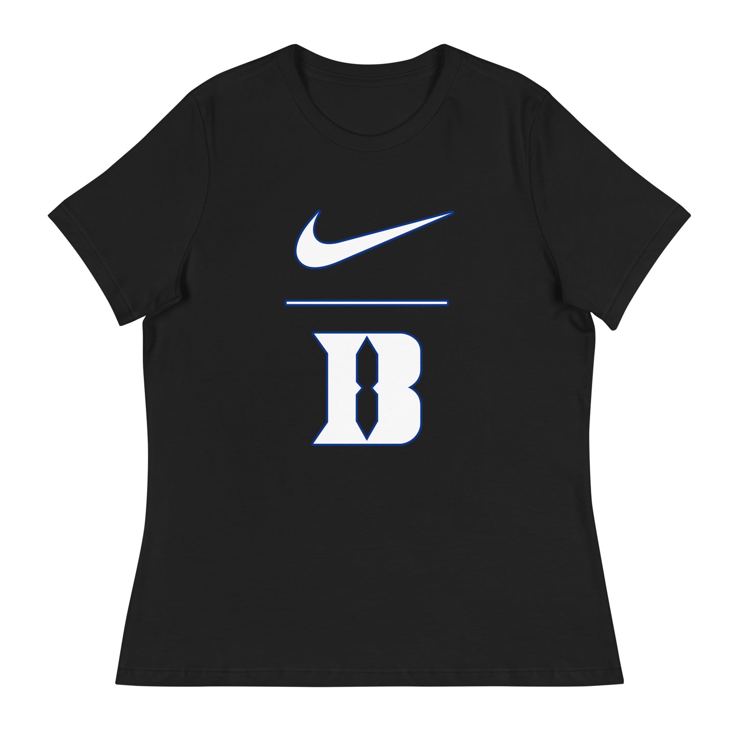 Performance | Women's Relaxed T Shirt | Blueblacks Football Club | Vanguard Logo