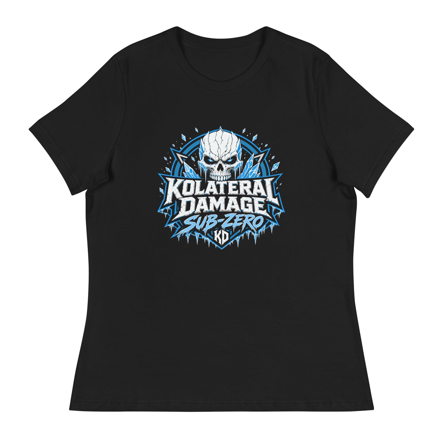 Performance | Women's Relaxed T Shirt | Kolateral Damage E-Sports | Shield Logo