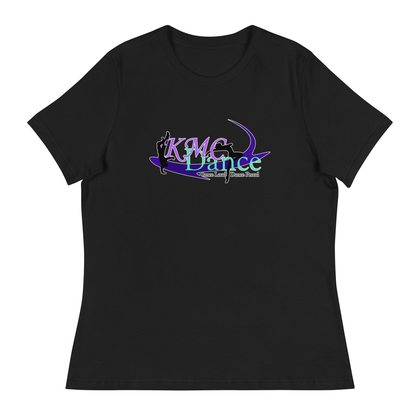 Performance | Women's Relaxed T Shirt | KMC Dance & Gymnastics | Emblem Logo