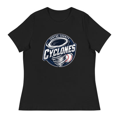 Performance | Women's Relaxed T Shirt | Centre County Cyclones | Badge Logo