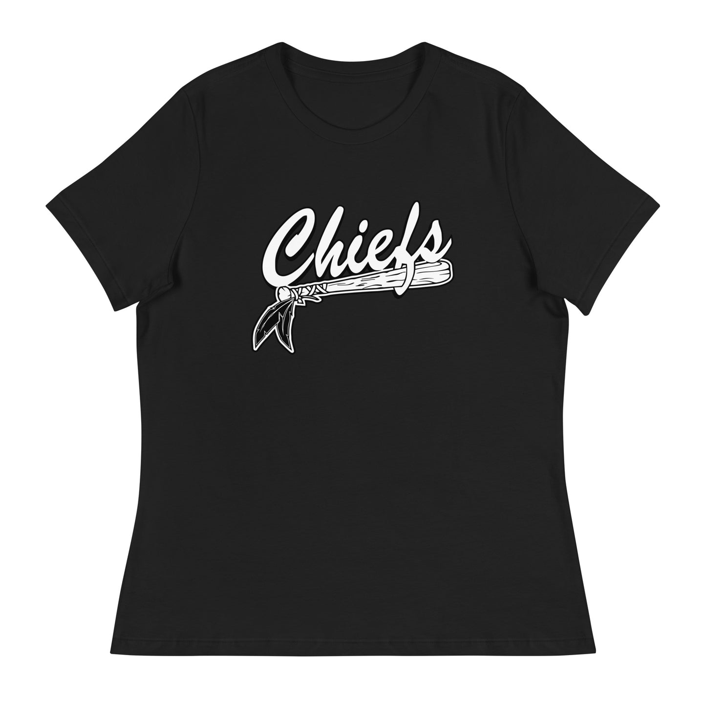 Performance | Women's Relaxed T Shirt | Connetquot Chiefs | Letter Crest Logo