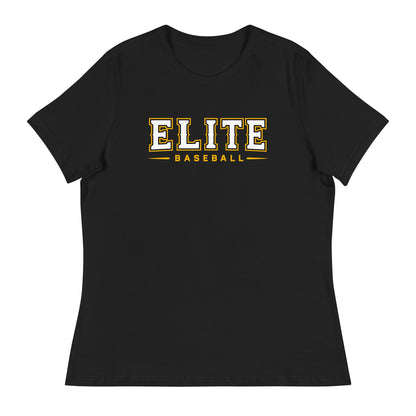 Performance | Women's Relaxed T Shirt | Elite Baseball | Vanguard Logo