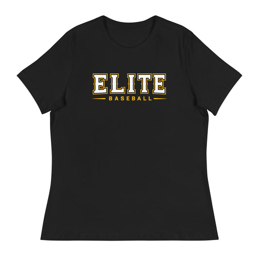 Performance | Women's Relaxed T Shirt | Elite Baseball | Vanguard Logo