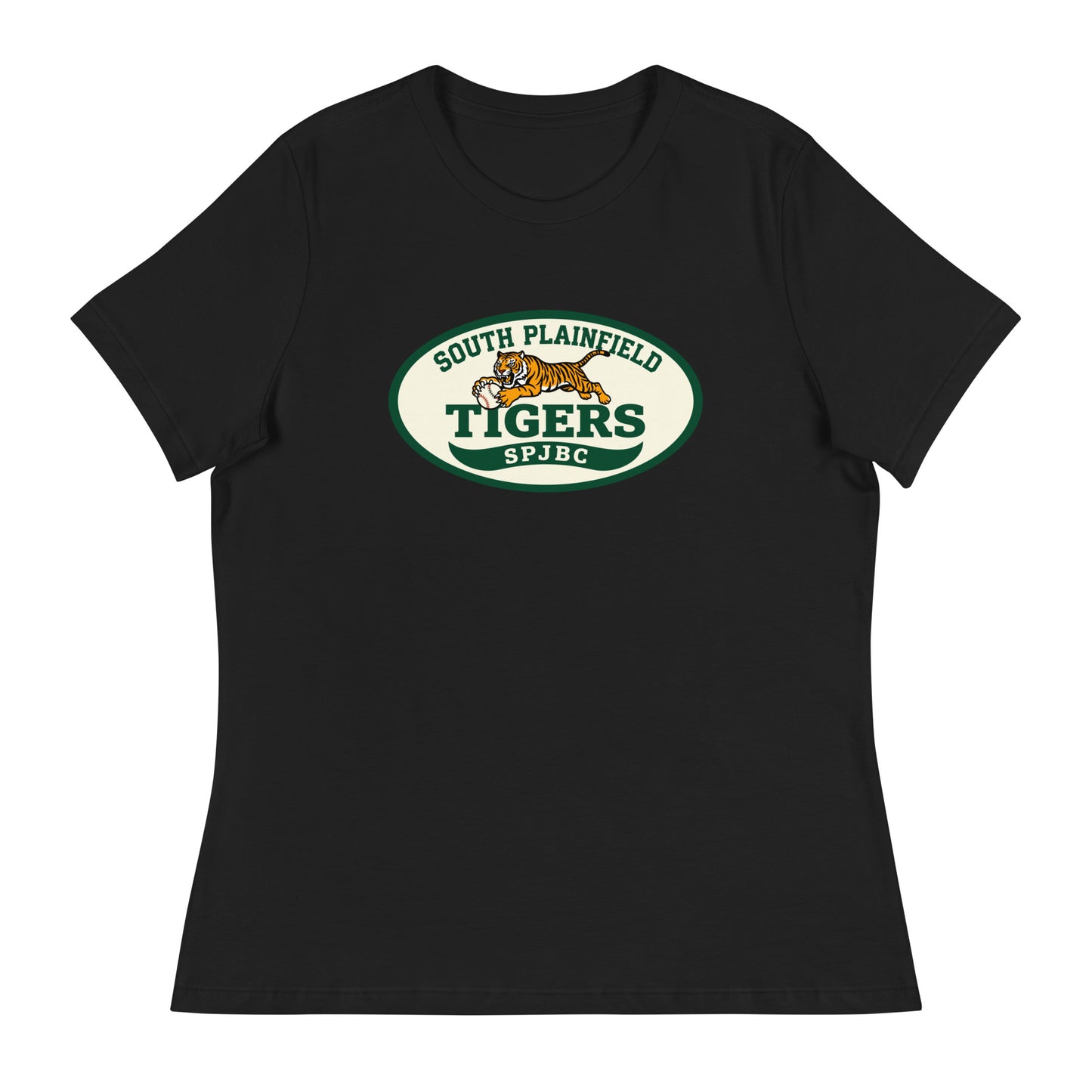 Performance | Women's Relaxed T Shirt | SP Tigers 7U | Emblem Logo