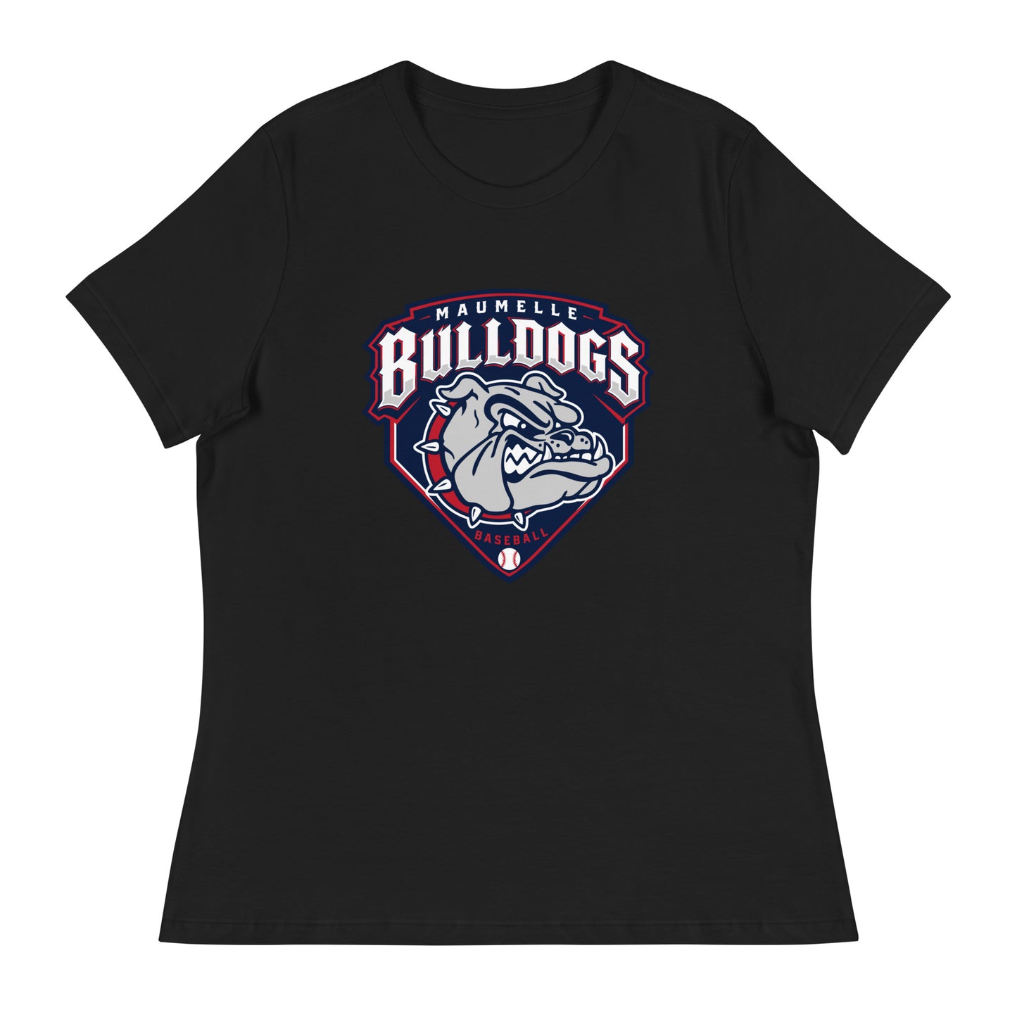 Performance | Women's Relaxed T Shirt | Maumelle Bulldogs 2035 | Shield Logo