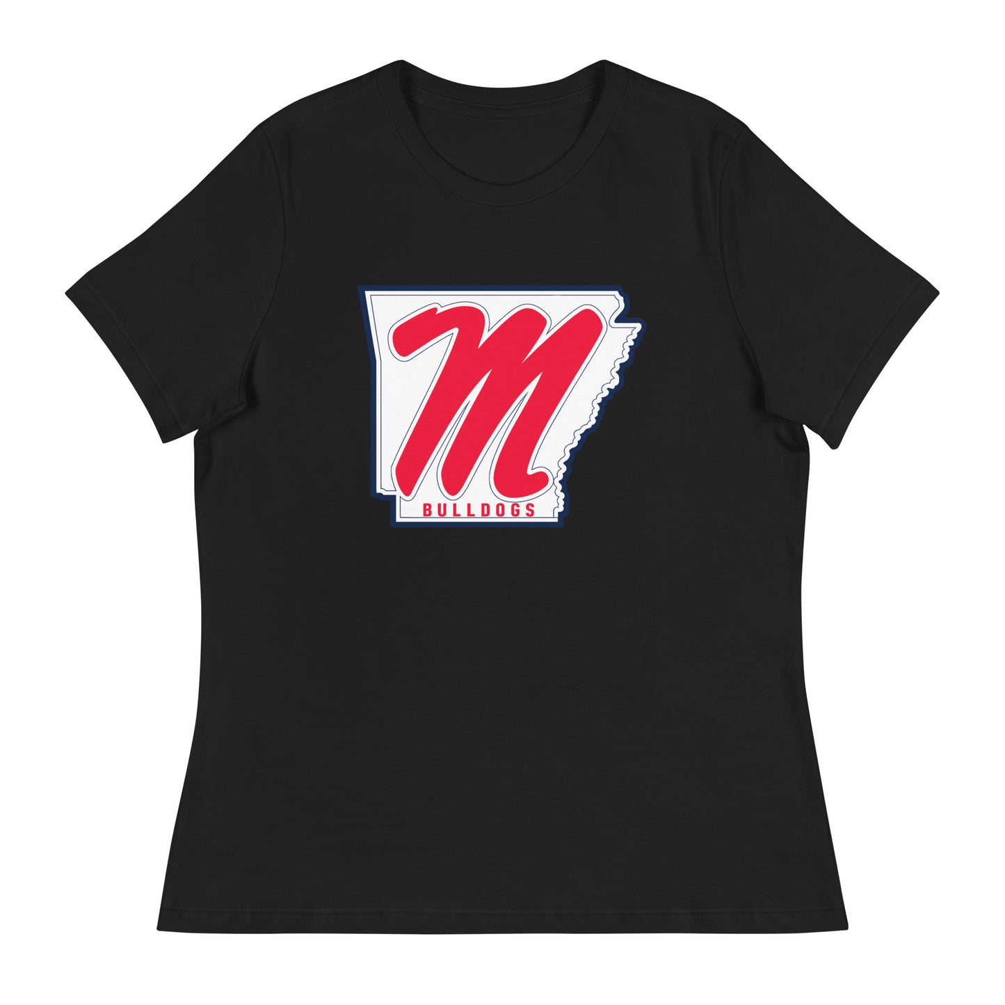 Performance | Women's Relaxed T Shirt | Maumelle Bulldogs 2035 | Emblem Logo