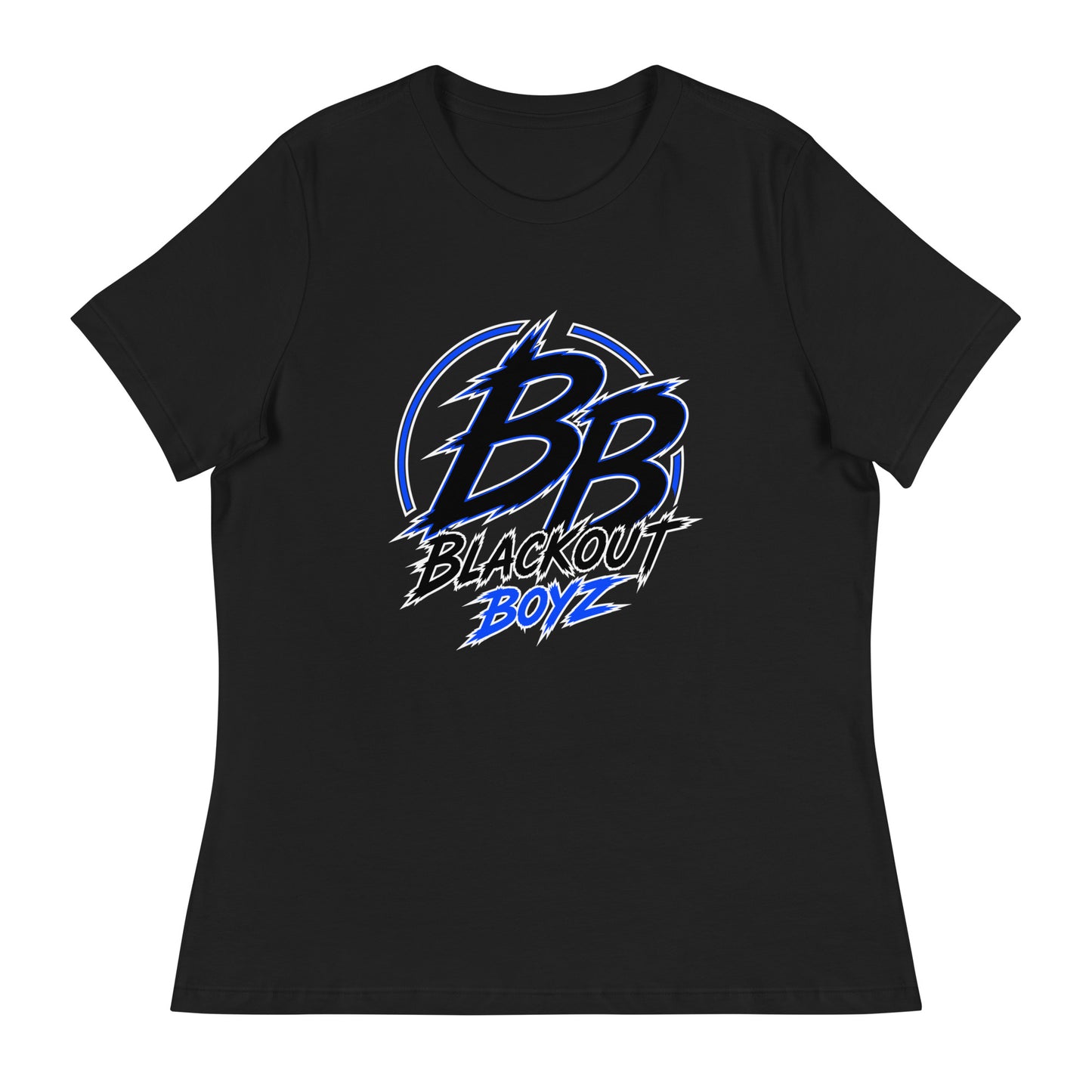 Performance | Women's Relaxed T Shirt | Blackout Boyz | Vanguard Logo