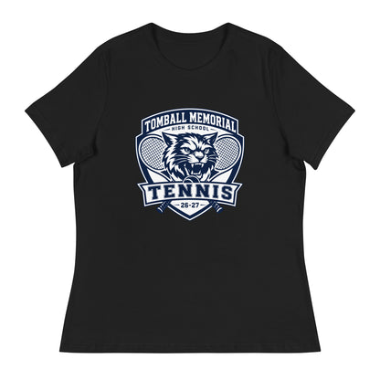 Performance | Women's Relaxed T Shirt | TMHS Tennis | Shield Logo