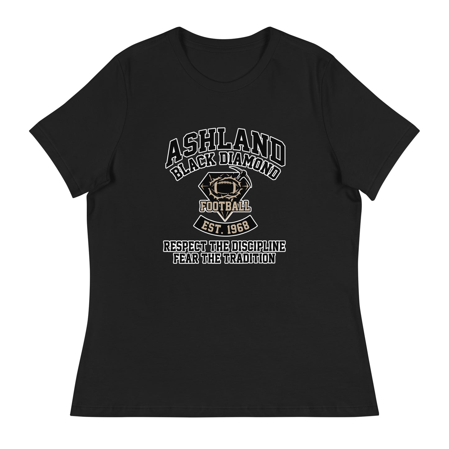 Performance | Women's Relaxed T Shirt | Ashland Black Diamonds | Emblem Logo