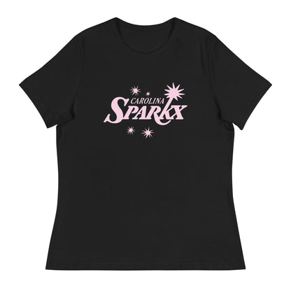 Performance | Women's Relaxed T Shirt | Carolina Sparkx | Modern Script Logo