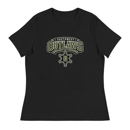Performance | Women's Relaxed T Shirt | Southwest Outlaws | Frontier Athletics Logo