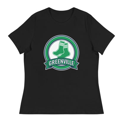 Performance | Women's Relaxed T Shirt | Greenville Sox | Badge Logo