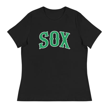Performance | Women's Relaxed T Shirt | Greenville Sox | Script Logo