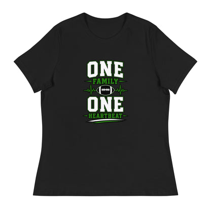 Performance | Women's Relaxed T Shirt | Celina Black Football | Modern Script Logo